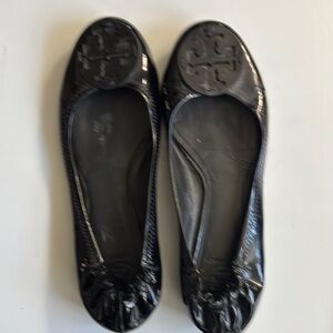 Tory Burch Black Patent Ballet Flats 9